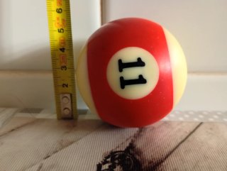 Bola de billar número 11