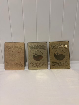Cartas Pokémon Charizard,Lugia y Dragonite Metálic
