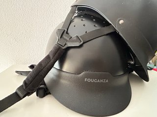 2 Cascos Equitación FOUGANZA Negro