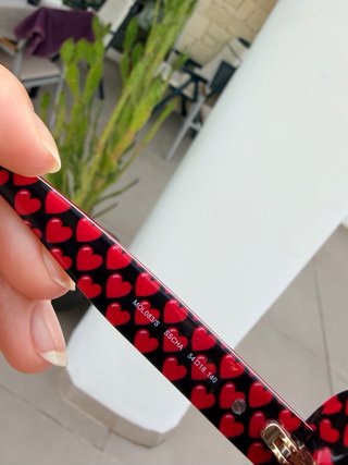 Gafas Love Moschino Rojas Nuevas