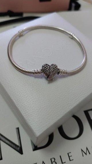 Pulsera Pandora Corazón y Alas 18cm