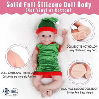 Muñeco Silicona Bebé 43cm Nuevo