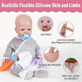 Muñeco Silicona Bebé 43cm Nuevo