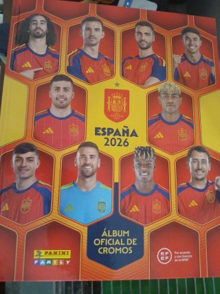 Se cambian cartas Álbum España 2026 Panini Oficial