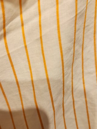Blusa rayas naranja y blanco