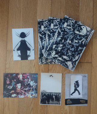 Lote 3 cuadernos Pollock Thyssen + 4 tarjetas arte