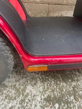 Scooter eléctrico Pride 4 ruedas rojo