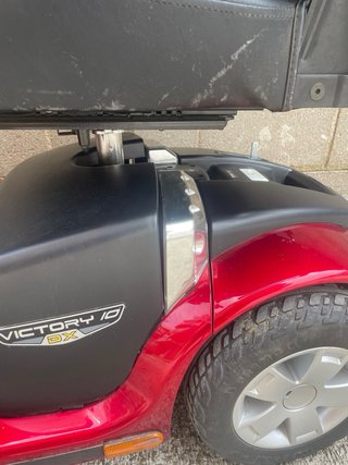 Scooter eléctrico Pride 4 ruedas rojo