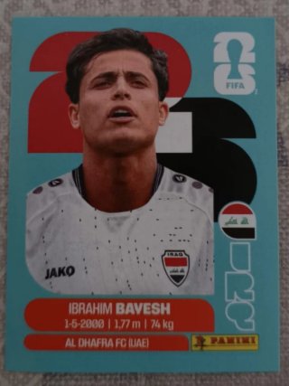 Carta Mundial FIFA Ibrahim Bavesh Irak