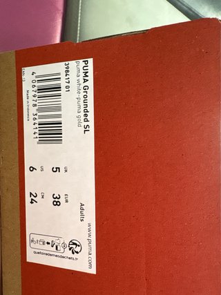 Puma Grounded Pelle Bianca Tg 38 Nuove