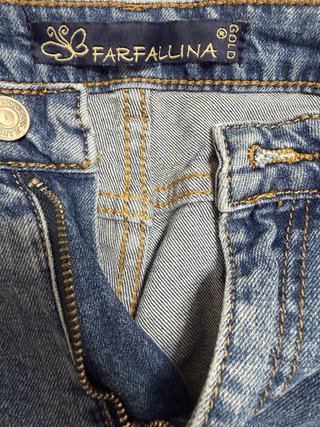 Shorts jeans FARFALLINA blu