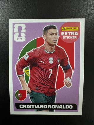 Cromo Panini Cristiano Ronaldo Extra Sticker