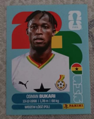 Carta Mundial FIFA 2022 Osman Bukari