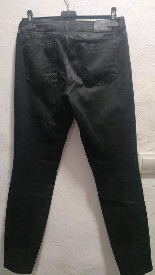 Pantalón Massimo Dutti Mujer Negro Skinny