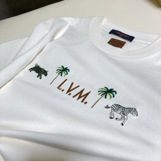 Camiseta Louis Vuitton Palm Tree Animal
