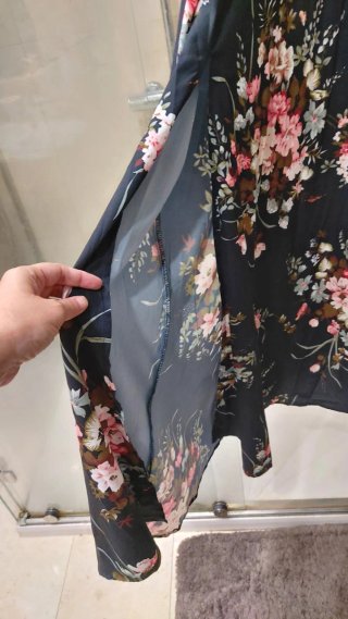 Vestido largo floral SHEIN