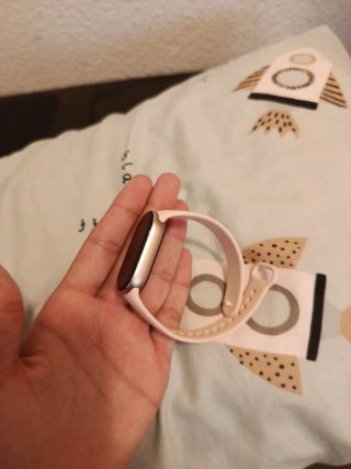 Reloj Inteligente Dorado y Rosa