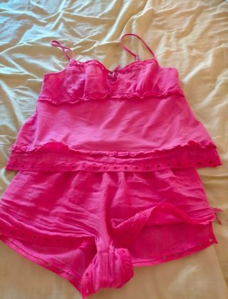 Pijama Verano Rosa Corto