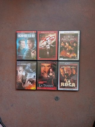 Lote 6 Películas DVD Acción/Aventura