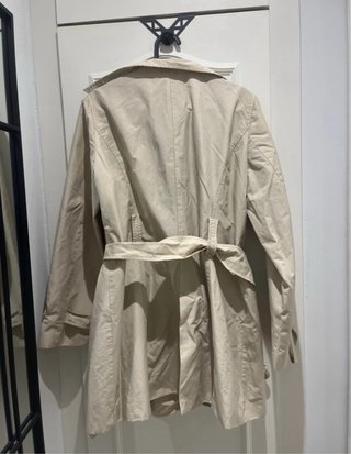 Gabardina Zara Beige Talla L Ligera