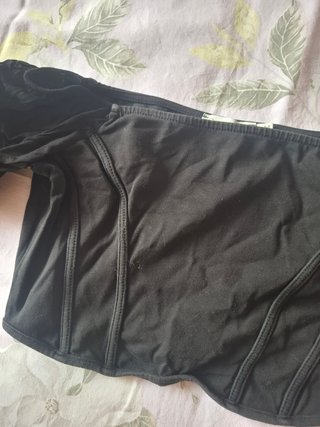 Top nero manica lunga