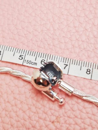 Pulsera Pandora 21 cm Plata Trenzada