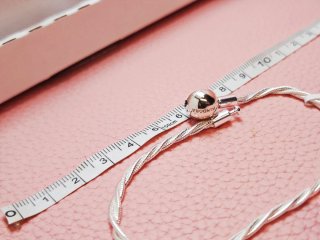 Pulsera Pandora 21 cm Plata Trenzada