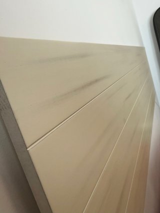 Cabecero de cama madera blanco vintage