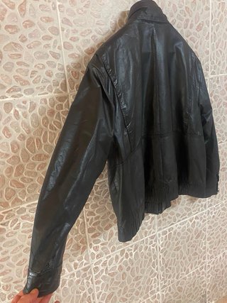 Giacca biker Vera Pelle sottile Leggera Vintage