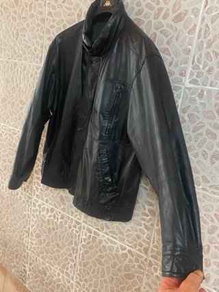 Giacca biker Vera Pelle sottile Leggera Vintage