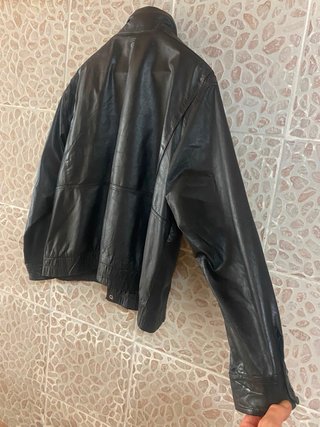 Giacca biker Vera Pelle sottile Leggera Vintage