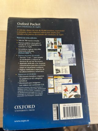 Diccionario Oxford Pocket para estudiantes de i...