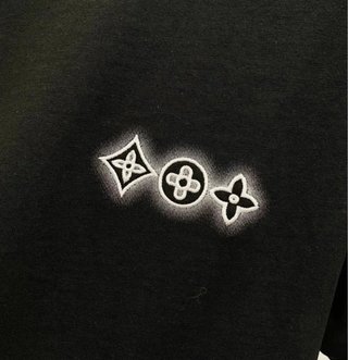 Camiseta Louis Vuitton Negra Talla L