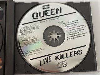 Doble CD Queen Live Killers EMI Antigua
