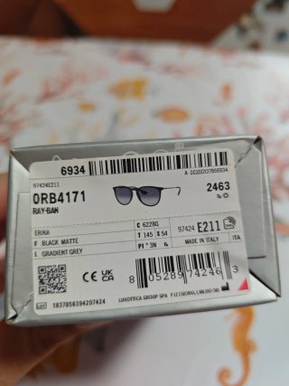 Occhiali da sole Ray-Ban Chris neri