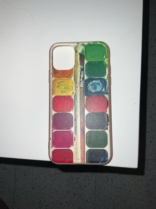 Funda móvil acuarela