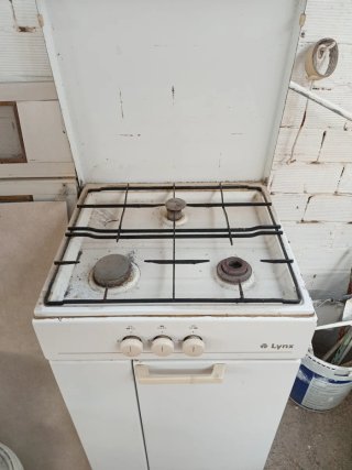 Cocina de gas Lynx blanca