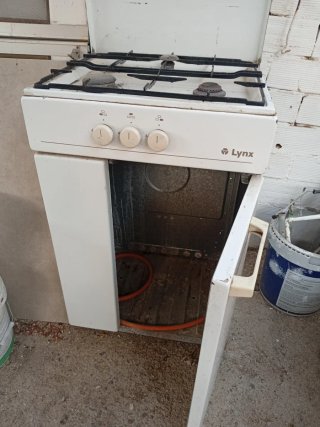 Cocina de gas Lynx blanca