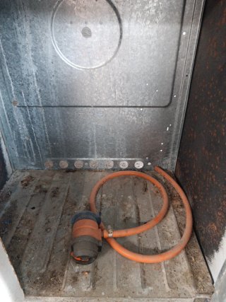 Cocina de gas Lynx blanca