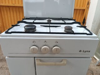Cocina de gas Lynx blanca