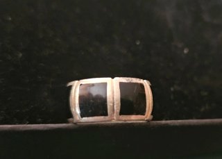 Anillo Plata 925 Onix Negro Ancho