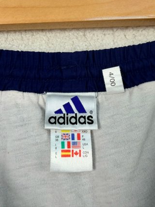 Adidas Shorts Deportivos Retro Azul Marino Vintage