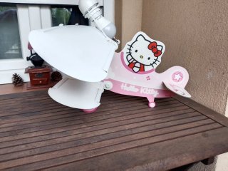 Lámpara infantil avión Hello Kitty