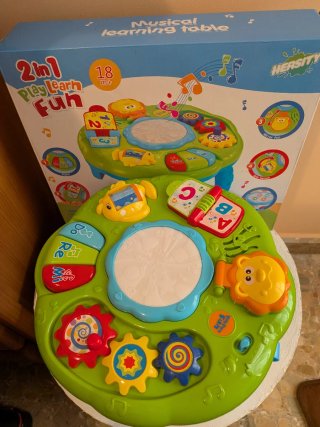 Mesa de aprendizaje musical 2 en 1