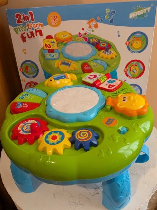 Mesa de aprendizaje musical 2 en 1