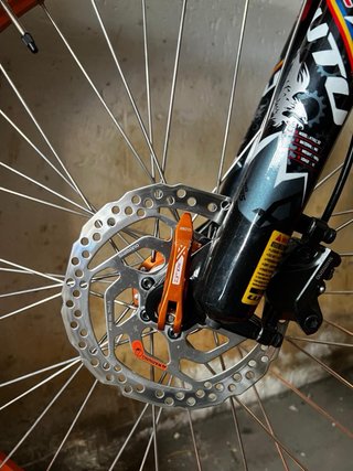 Bicicleta Cheetah Fat Bike Negra/Naranja