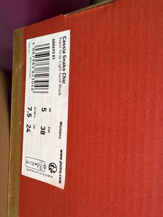 Puma Cassia Snake Chic Pelle Donna Nuova