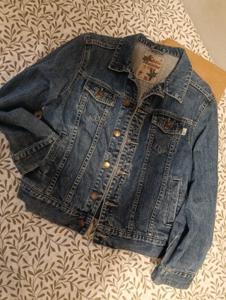 Cazadora Vaquera Basic Azul