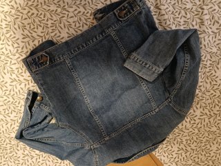 Cazadora Vaquera Basic Azul