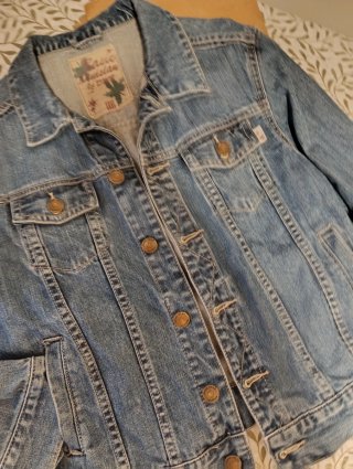 Cazadora Vaquera Basic Azul